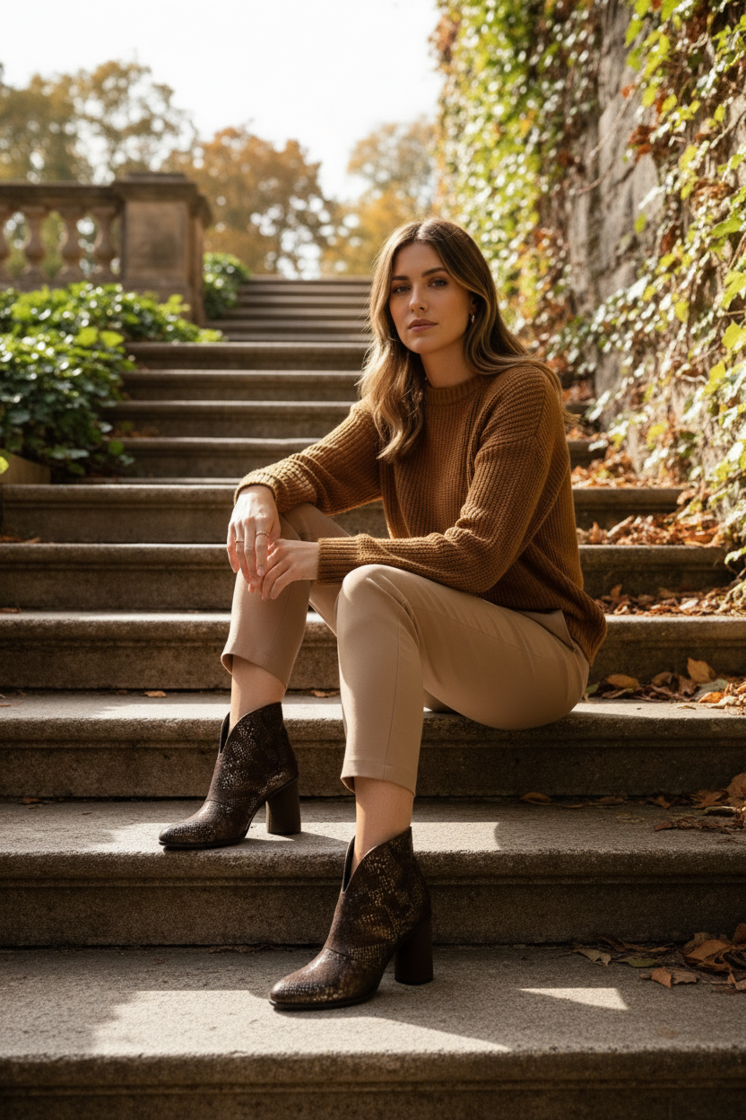 Botines Ana Marrón